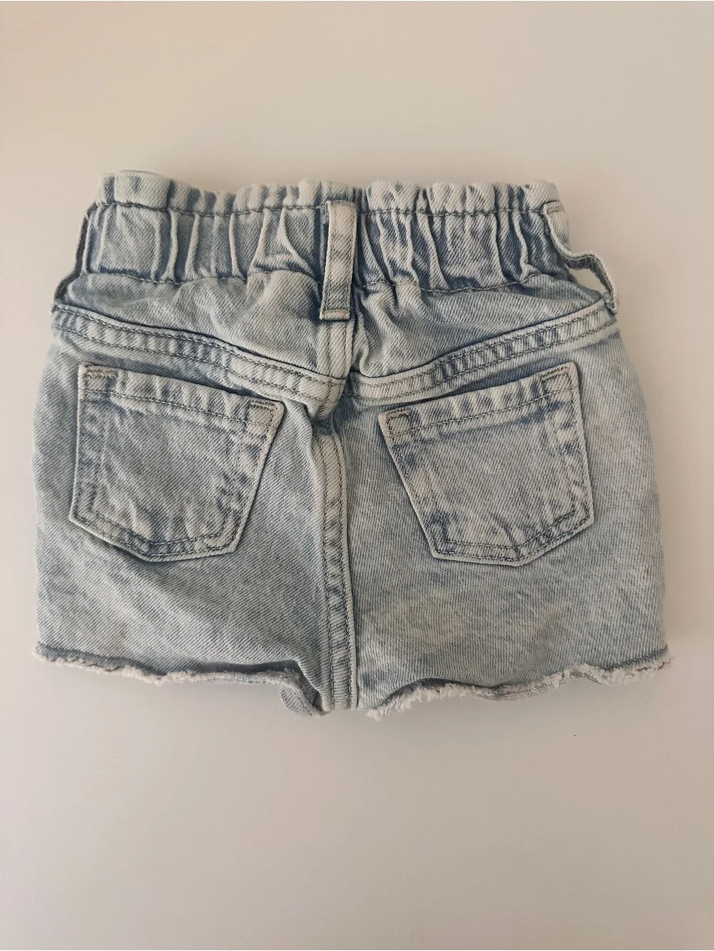 GAP Light Wash Denim Shorts for baby girl